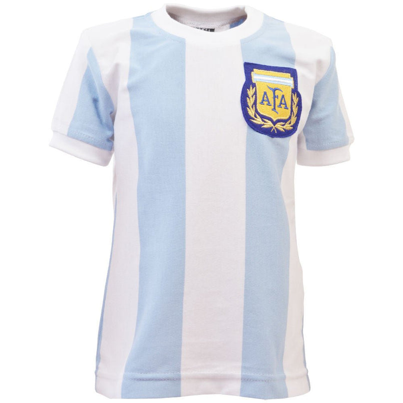 Argentina 1986 World Cup Kids Retro Football Shirt |Product - Football Shirts | Toffs | Absolute Rugby