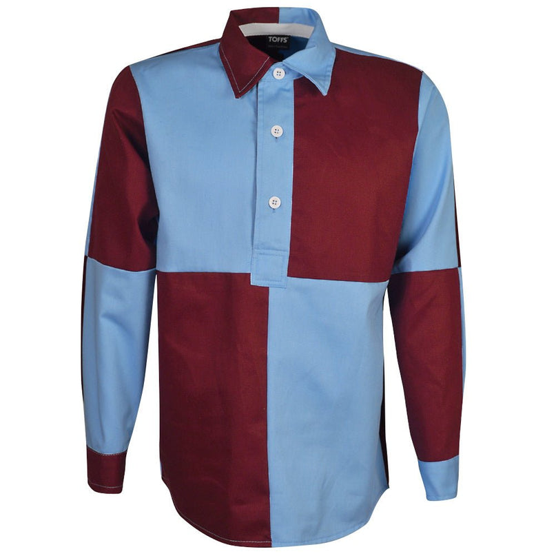 Aston Villa 1892-93 Retro Football Shirt |Product - Football Shirts | Toffs | Absolute Rugby