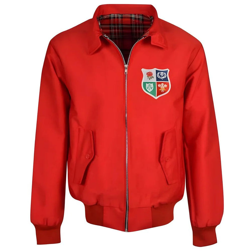 British & Irish Lions 1970's Red Harrington Jacket |Product - General | Toffs | Absolute Rugby