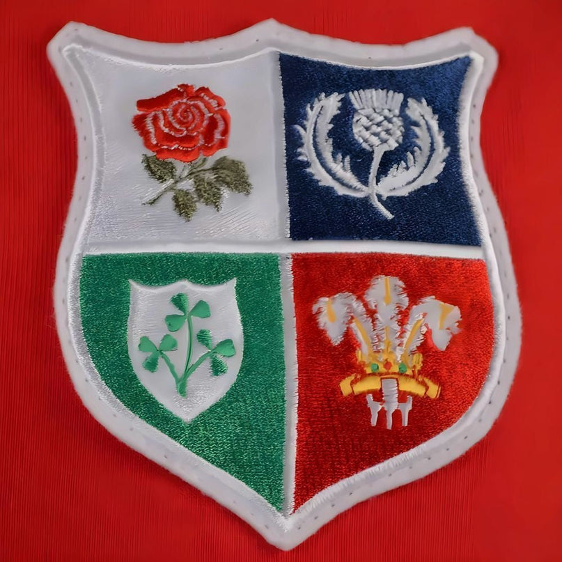 British & Irish Lions 1970s Vintage Rugby Zipped Hoodie Red |Product - General | Toffs | Absolute Rugby