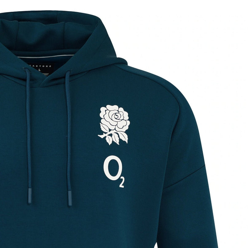 Castore England Rugby Pullover Hoodie - Dark Navy |T-Shirt | Castore RFU | Absolute Rugby