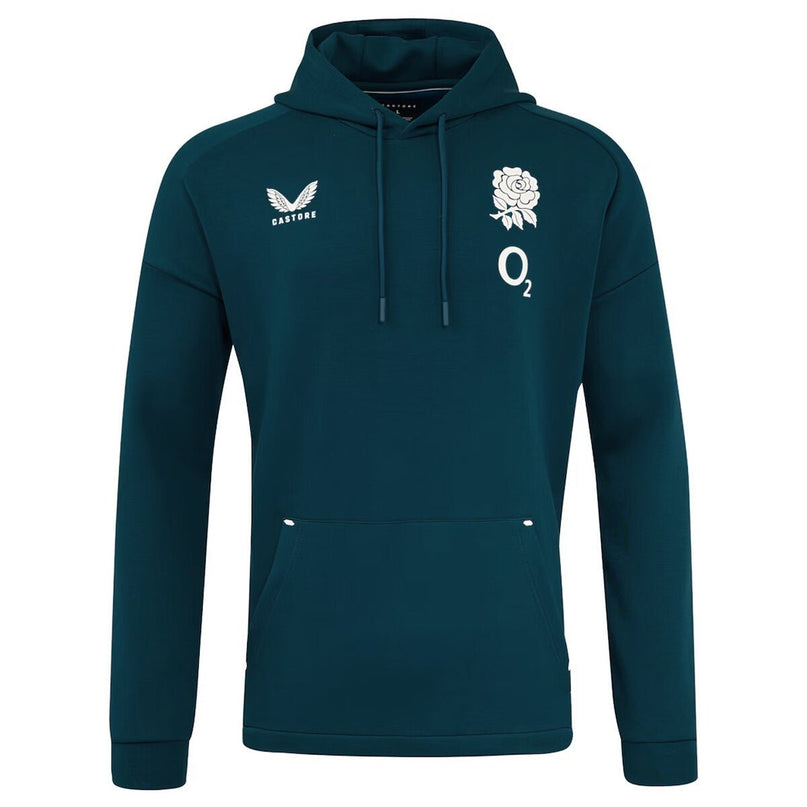Castore England Rugby Pullover Hoodie - Dark Navy |T-Shirt | Castore RFU | Absolute Rugby