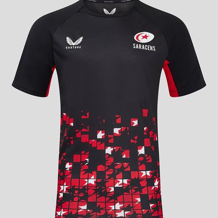 Castore Men's Saracens Rugby Matchday T-Shirt |T-Shirt | Castore Sarries 24/25 | Absolute Rugby