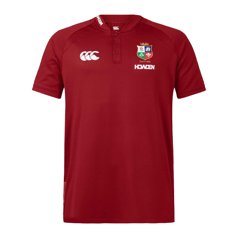 CCC British & Irish Lions 2025 Poly Polo - Red |Polo Shirt | CCC Lions 25 | Absolute Rugby