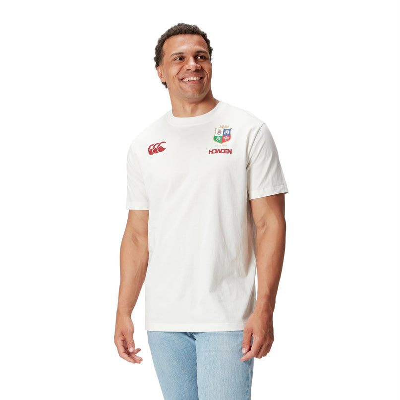 CCC British & Irish Lions Cotton T-Shirt 2025 - Cream |T-Shirt | CCC Lions 25 | Absolute Rugby