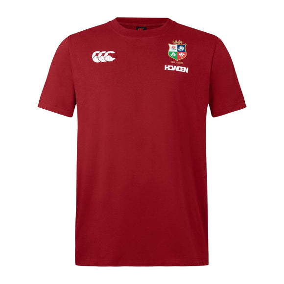 CCC British & Irish Lions Cotton T-Shirt 2025 - Red |T-Shirt | CCC Lions 25 | Absolute Rugby