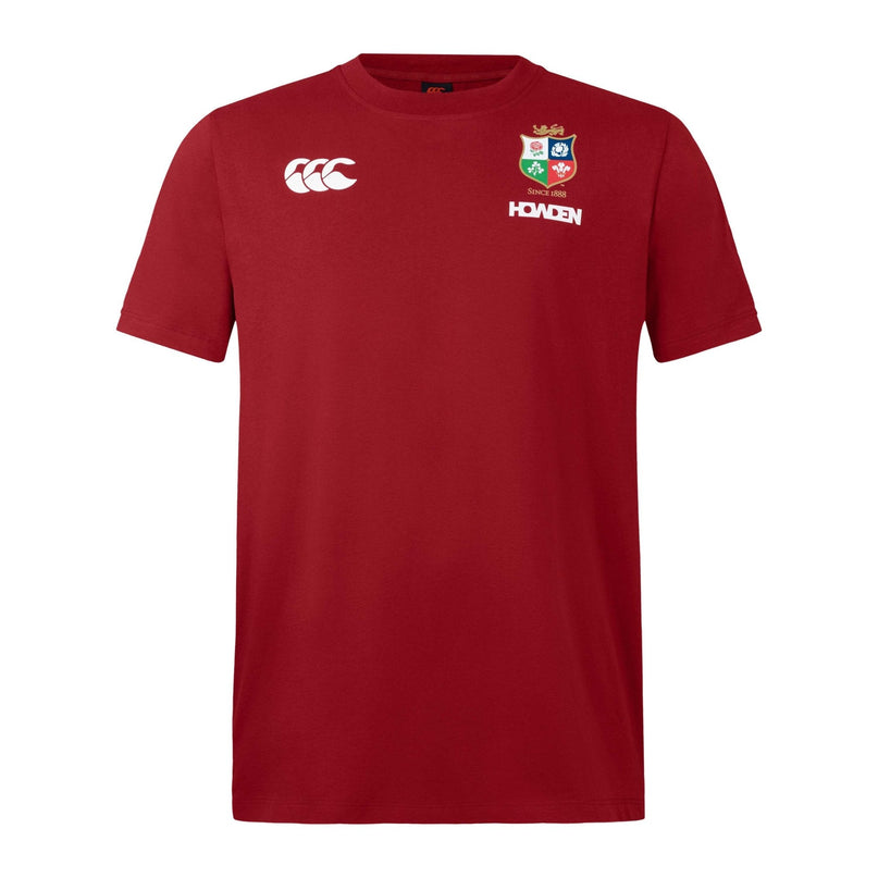 CCC British & Irish Lions Cotton T-Shirt 2025 - Red |T-Shirt | CCC Lions 25 | Absolute Rugby