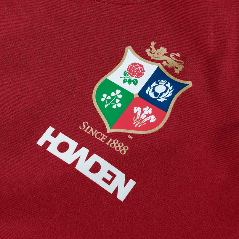 CCC British & Irish Lions Cotton T-Shirt 2025 - Red |T-Shirt | CCC Lions 25 | Absolute Rugby