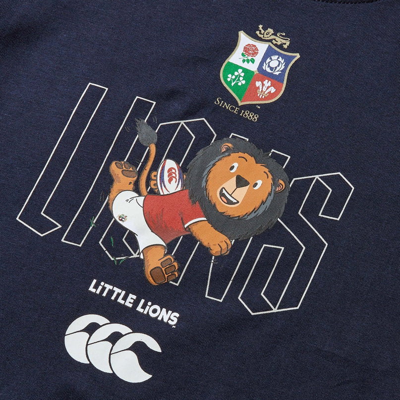 CCC British & Irish Lions Infant Little Lions T-Shirt Navy |Kids T-Shirt | CCC Lions 25 | Absolute Rugby