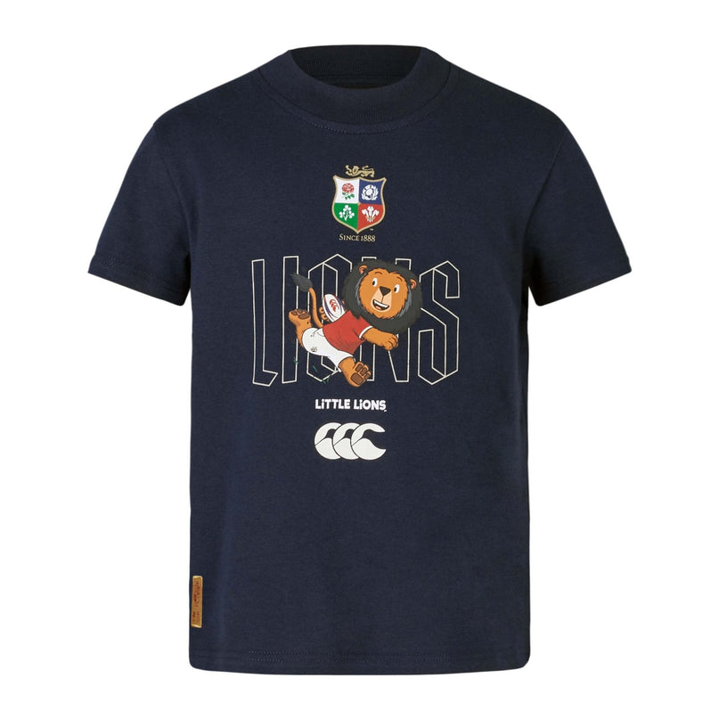 CCC British & Irish Lions Infant Little Lions T-Shirt Navy |Kids T-Shirt | CCC Lions 25 | Absolute Rugby