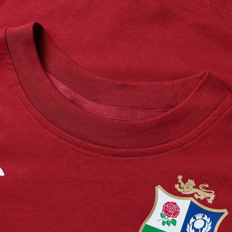 CCC British & Irish Lions Kids Cotton Jersey T-Shirt 2025 - Red |Kids T-Shirt | CCC Lions 25 | Absolute Rugby