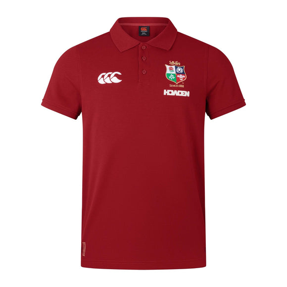 CCC British & Irish Lions Pique Polo 2025 Red |Polo Shirt | CCC Lions 25 | Absolute Rugby