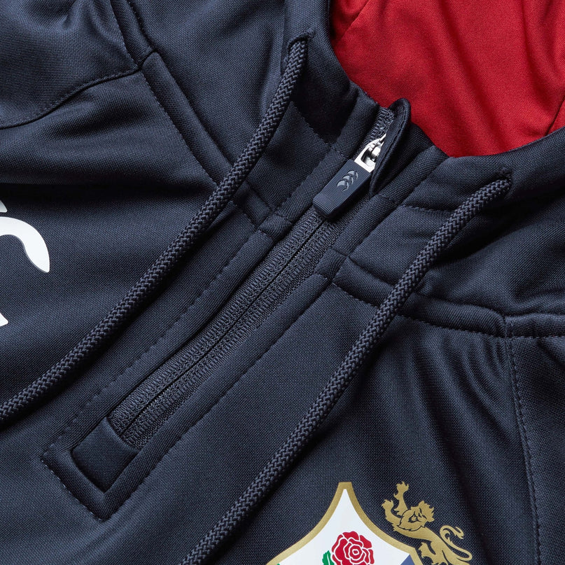 CCC British & Irish Lions Womens 1/4 Zip Hoody 2025 - Navy |Womens Hoody | CCC Lions 25 | Absolute Rugby