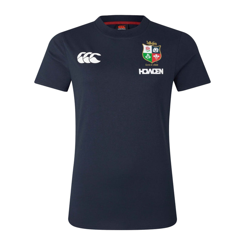 CCC British & Irish Lions Womens Cotton Jersey T-Shirt 2025 - Navy |Womens T-shirt | CCC Lions 25 | Absolute Rugby