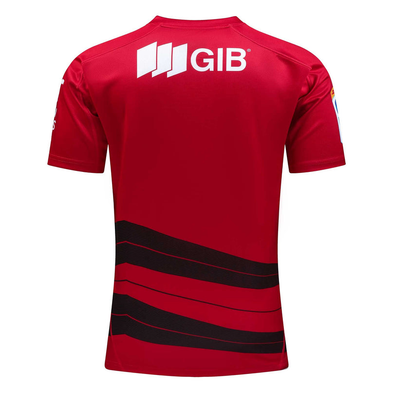 Classic Men's Crusaders Rugby Home Replica Jersey 24/25 - Red/Black |Replica Jersey | Classic | Absolute Rugby