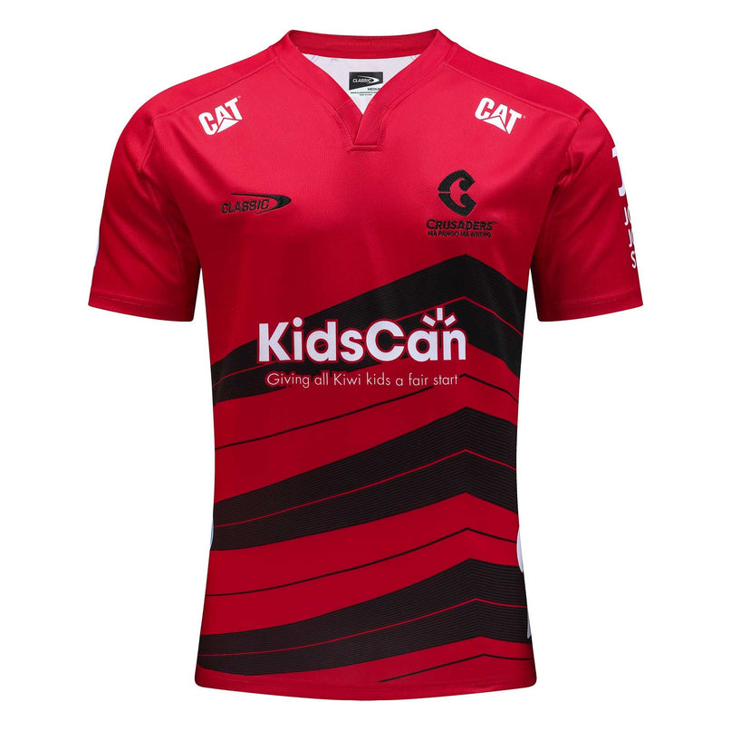 Classic Men's Crusaders Rugby Home Replica Jersey 24/25 - Red/Black |Replica Jersey | Classic | Absolute Rugby