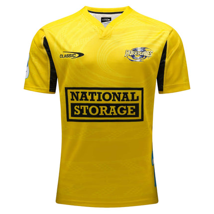 Classic Men's Hurricanes Rugby Replica Home Jersey 24/25 - Yellow |Replica Jersey | Classic | Absolute Rugby