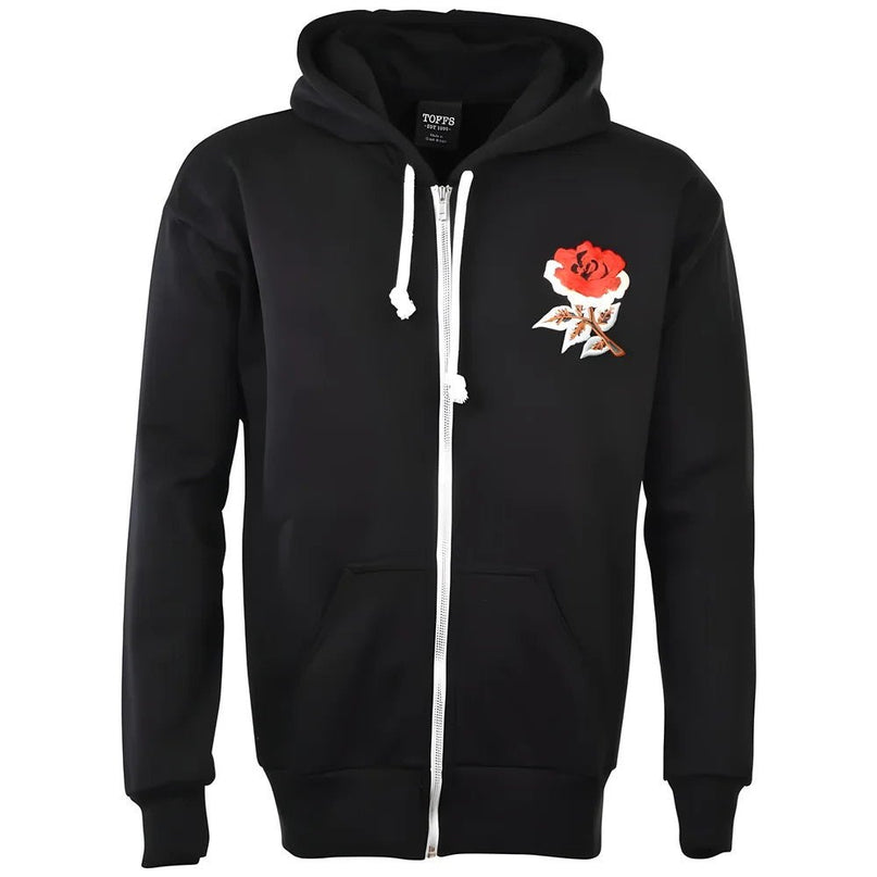 England 1910 Vintage Rugby Zipped Hoodie - Black |Product - General | Toffs | Absolute Rugby