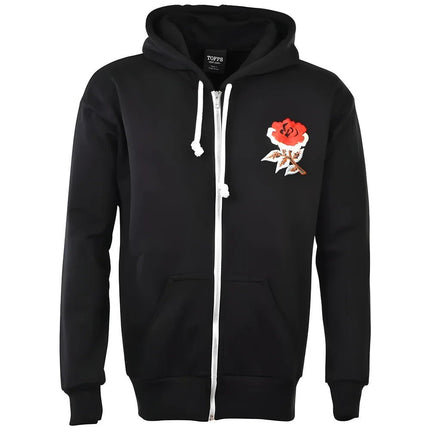 England 1910 Vintage Rugby Zipped Hoodie - Black |Product - General | Toffs | Absolute Rugby