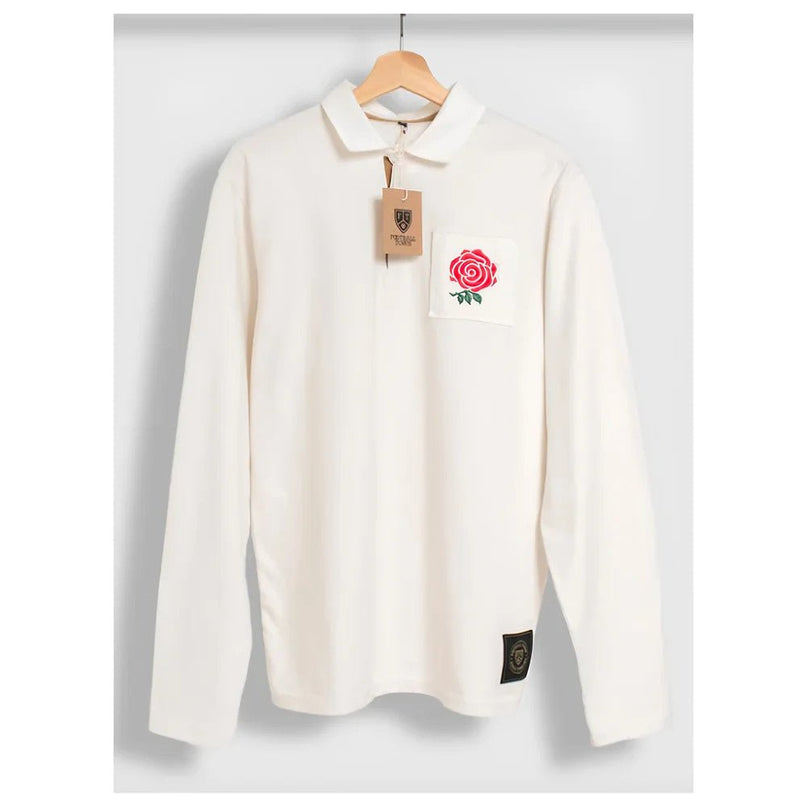 England Red Rose Retro Rugby Jersey (White) |Product - Football Shirts | Football Town | Absolute Rugby
