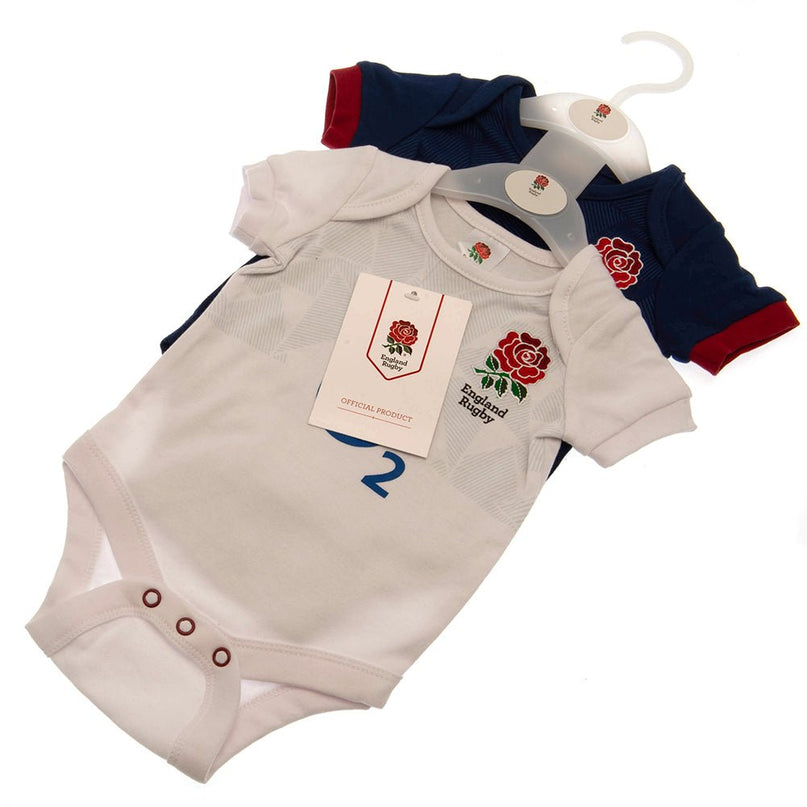 England RFU 2 Pack Bodysuit 3/6 mths PC |Product - General | Absolute Rugby | Absolute Rugby