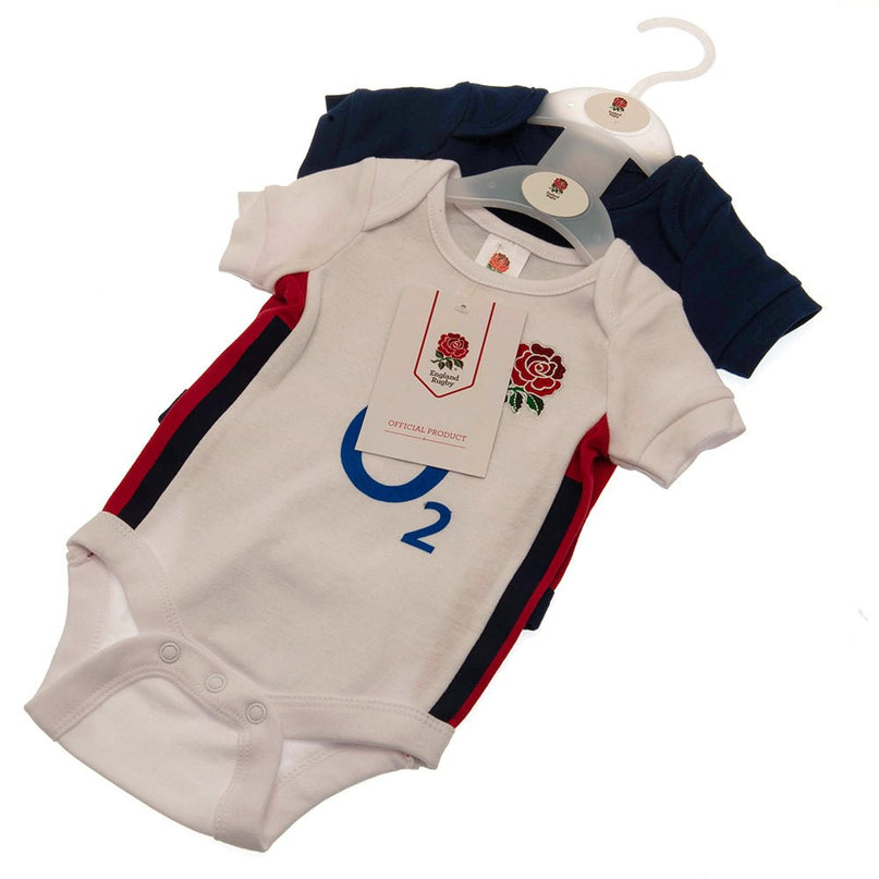 England RFU 2 Pack Bodysuit 9-12 Mths RB |Product - General | Absolute Rugby | Absolute Rugby