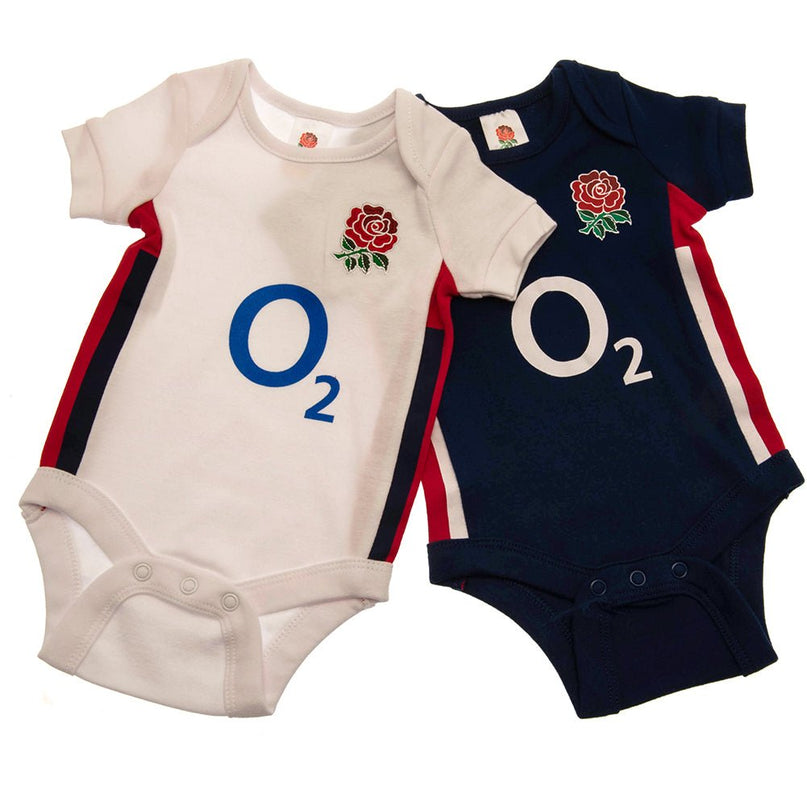England RFU 2 Pack Bodysuit 9-12 Mths RB |Product - General | Absolute Rugby | Absolute Rugby