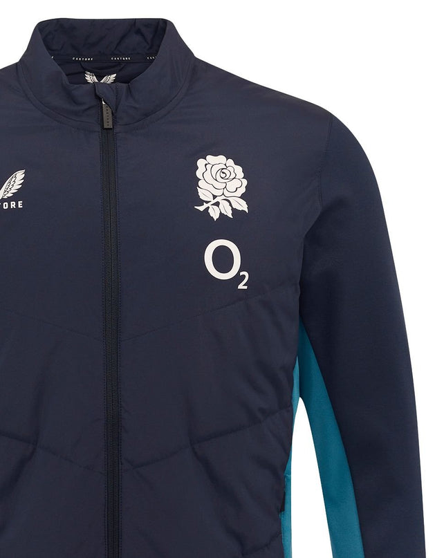 England Rugby 25/26 Performance Full Zip Long Sleeve Thermal Jacket |Jackets | Castore RFU | Absolute Rugby
