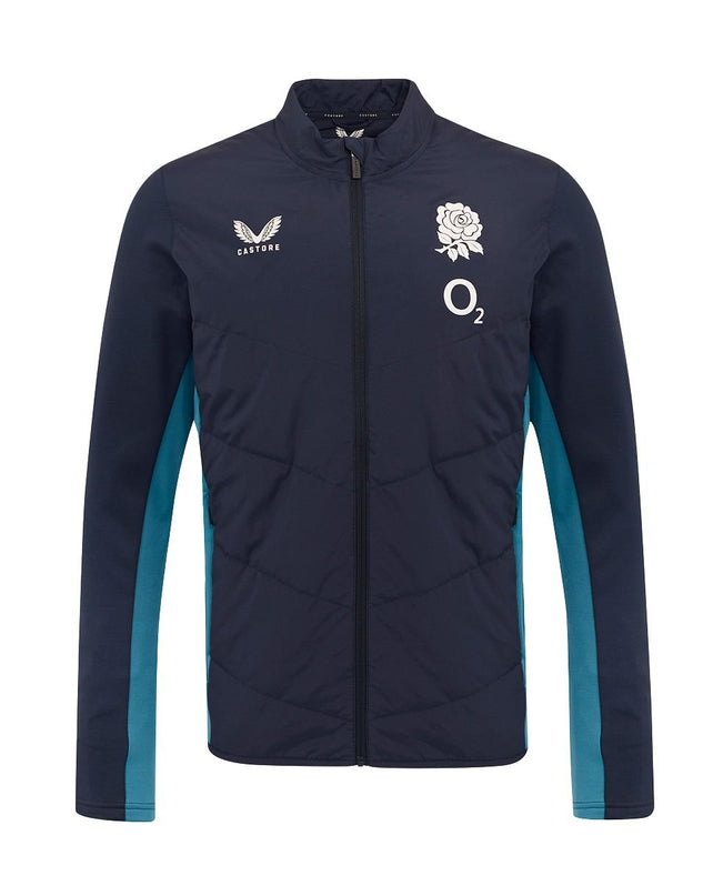 England Rugby 25/26 Performance Full Zip Long Sleeve Thermal Jacket |Jackets | Castore RFU | Absolute Rugby