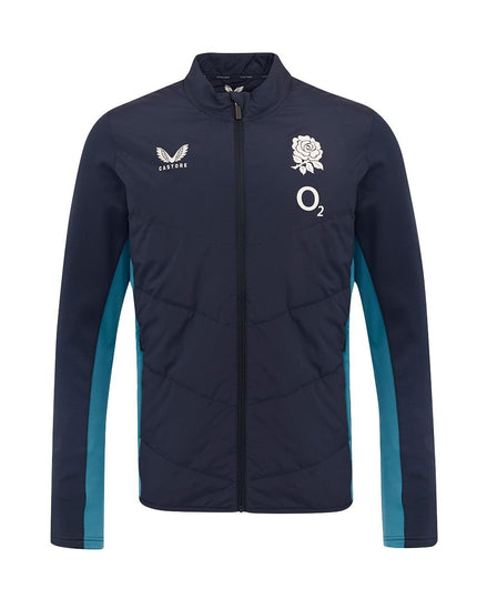 England Rugby 25/26 Performance Full Zip Long Sleeve Thermal Jacket |Jackets | Castore RFU | Absolute Rugby