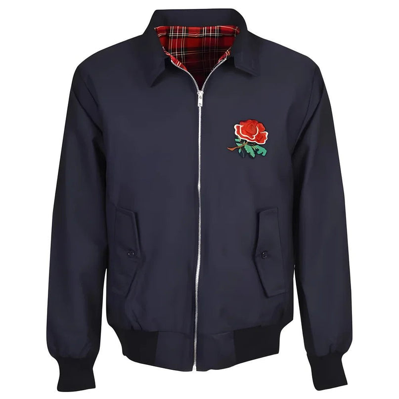 England Rugby Navy Harrington Jacket |Product - General | Toffs | Absolute Rugby