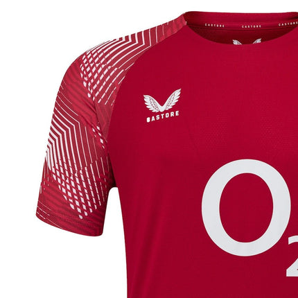 England Rugby Pre Match Short Sleeve T-Shirt |T-Shirt | Castore RFU | Absolute Rugby