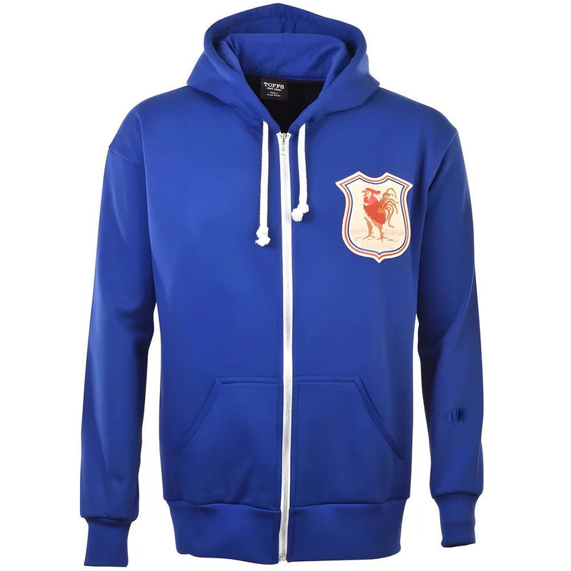 France 1924 Vintage Rugby Zipped Hoodie - Royal |Product - General | Toffs | Absolute Rugby