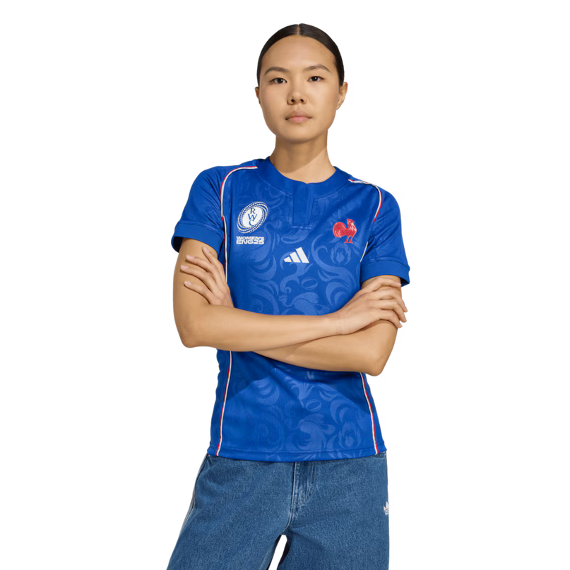 Adidas France Rugby Womens Rugby World Cup Home Jersey
