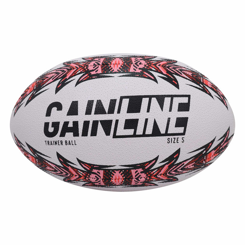 Gainline Training Rugby Ball - Size 5 RED |singleton_gift | Gainline | Absolute Rugby