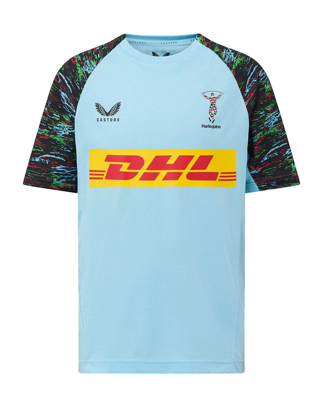 Harlequins Mens 25/26 Training Short Sleeve Tee |T-Shirt | Castore Harlequins 25/26 | Absolute Rugby