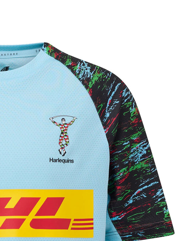 Harlequins Mens 25/26 Training Short Sleeve Tee |T-Shirt | Castore Harlequins 25/26 | Absolute Rugby