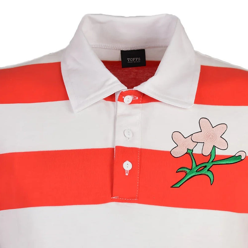 Japan Rugby Polo Shirt - Red/White Stripe |Product - Polo Shirts | Toffs | Absolute Rugby