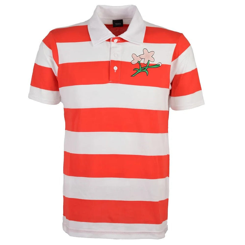 Japan Rugby Polo Shirt - Red/White Stripe |Product - Polo Shirts | Toffs | Absolute Rugby