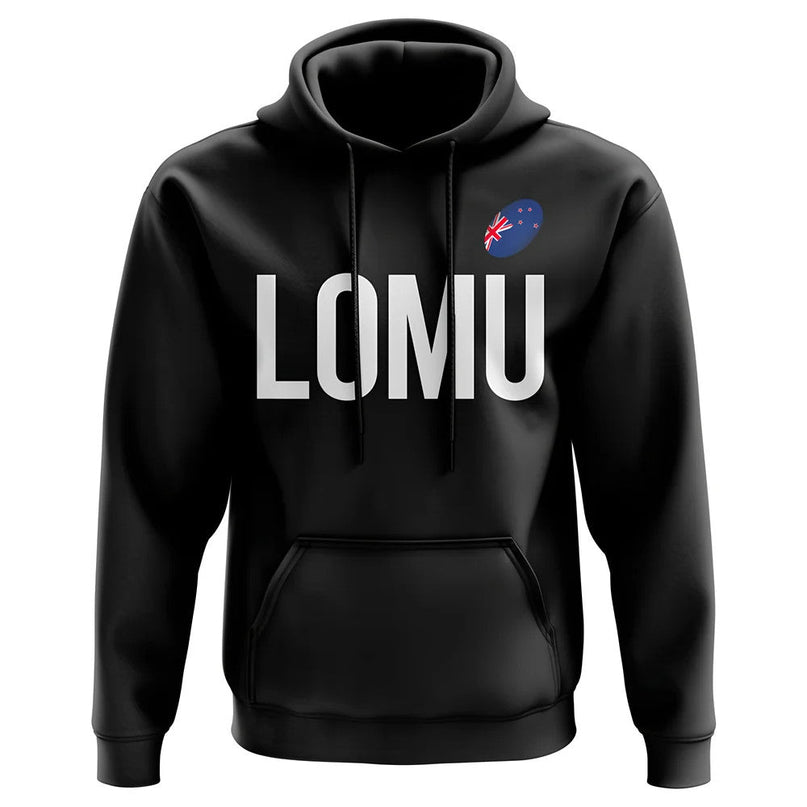 Jonah Lomu All Blacks Rugby Hoody (Black) | | UKSoccershop | Absolute Rugby