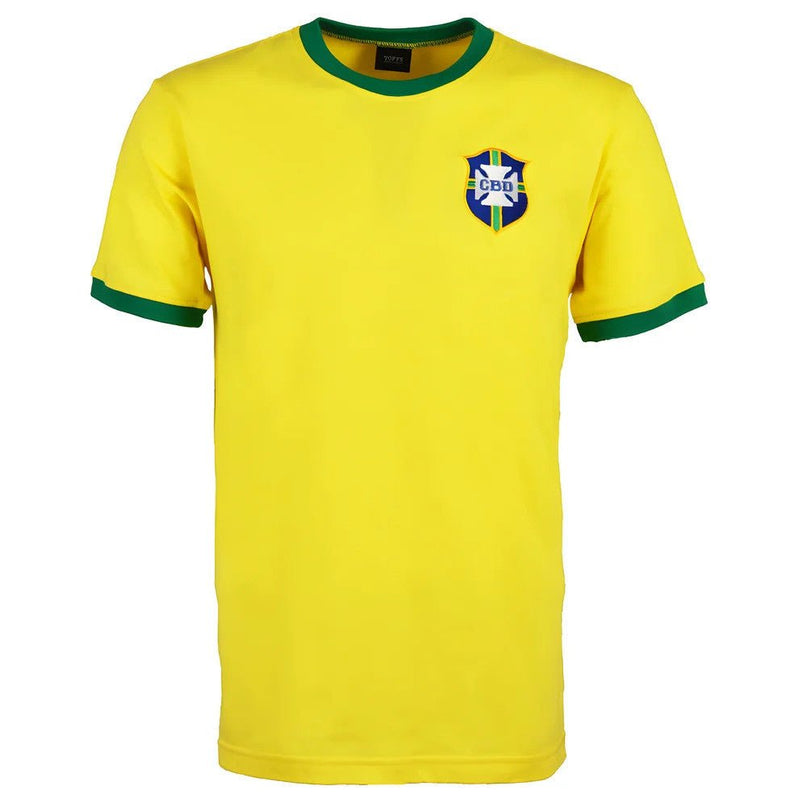 Kids Brazil Yellow/Green T-Shirt |Product - Football Shirts | Toffs | Absolute Rugby