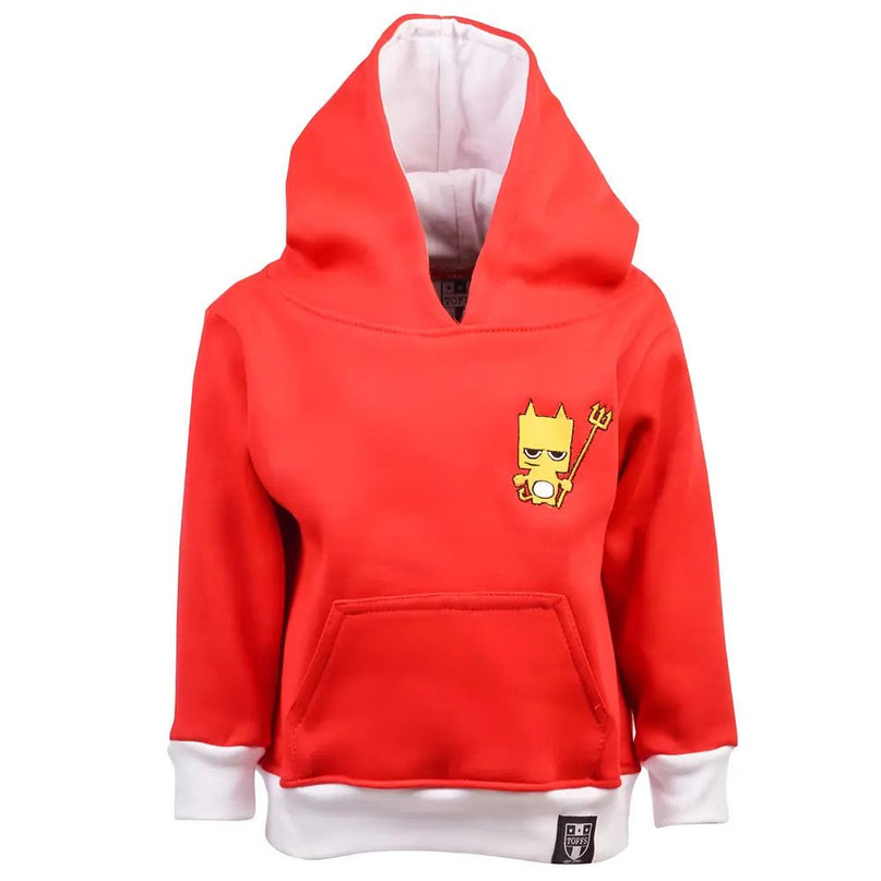 Kids Manchester Reds Hoodie - Red/White |Product - Football Shirts | Toffs | Absolute Rugby