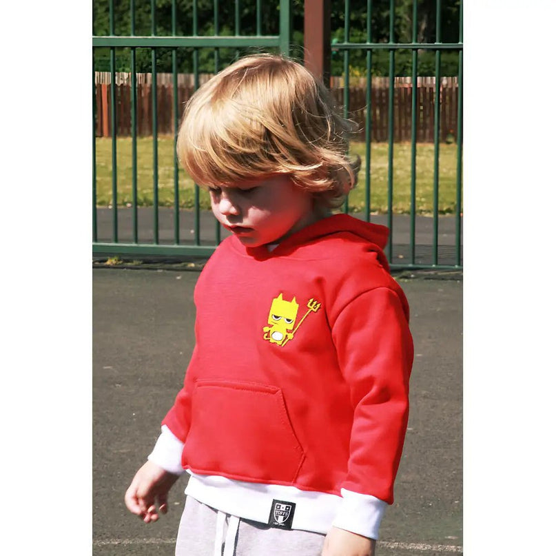 Kids Manchester Reds Hoodie - Red/White |Product - Football Shirts | Toffs | Absolute Rugby