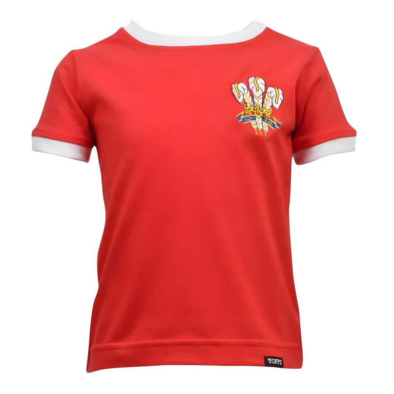 Kids Wales Tee Red/White Ringer |Product - Football Shirts | Toffs | Absolute Rugby