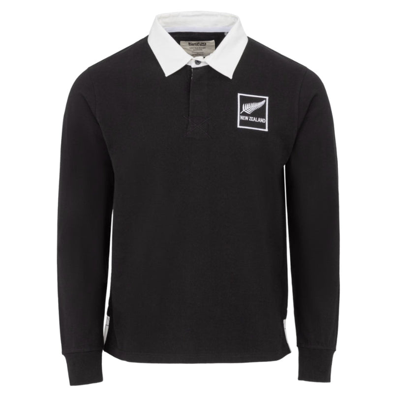 Kooga Vintage New Zealand Men\'s LS Rugby Shirt (Black) |Product - Football Shirts | Kooga | Absolute Rugby