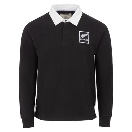 Kooga Vintage New Zealand Men\'s LS Rugby Shirt (Black) |Product - Football Shirts | Kooga | Absolute Rugby