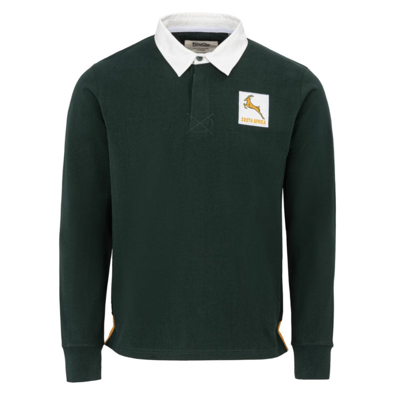 Kooga Vintage South Africa Men\'s LS Rugby Shirt (Green) |Product - Football Shirts | Kooga | Absolute Rugby
