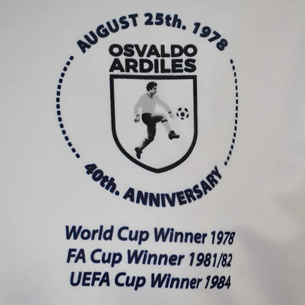 Limited Edition Ossie Ardiles Signed Football Shirt |Product - Football Shirts | Toffs | Absolute Rugby