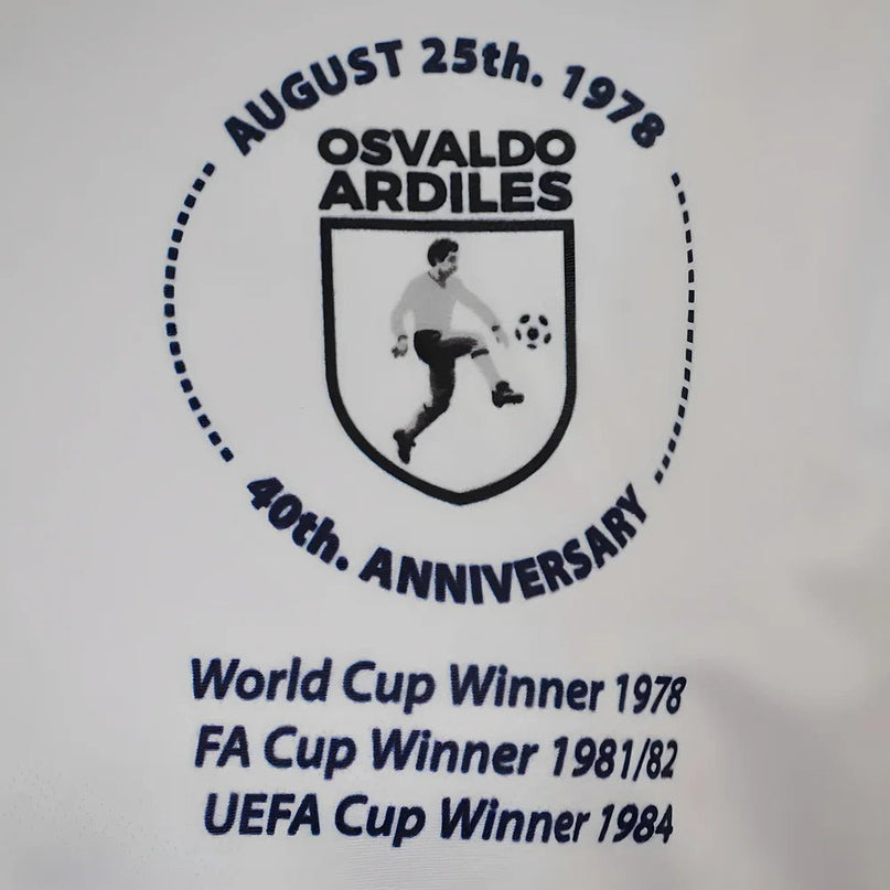 Limited Edition Ossie Ardiles Signed Football Shirt |Product - Football Shirts | Toffs | Absolute Rugby