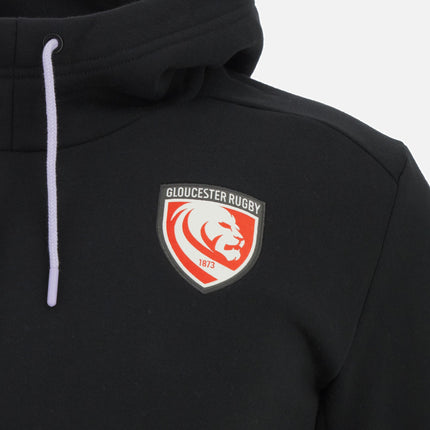 Macron Gloucester Rugby Cotton Hoody 25/26 |Hoody | Macron Glos 25/26 | Absolute Rugby